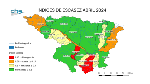 Informe índices de sequía a 30 de abril de 2024